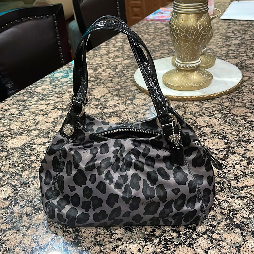 Vintage Coach Bags | Coach Maggie Mia Ocelot Mini Purse